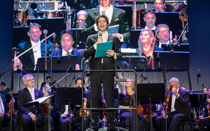 Abschlusskonzert Kevin Griffiths und das Sinfonieorchester Liech