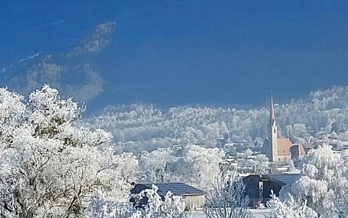 Winterliche Stimmung in Schaan