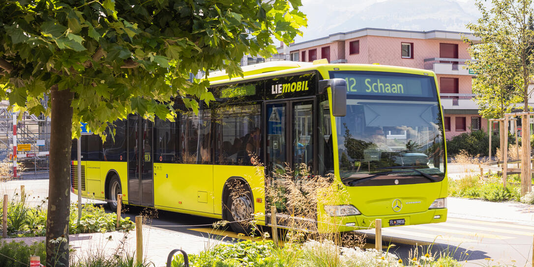 Liemobil Bus in Schaan Liemobil Bus in Schaan