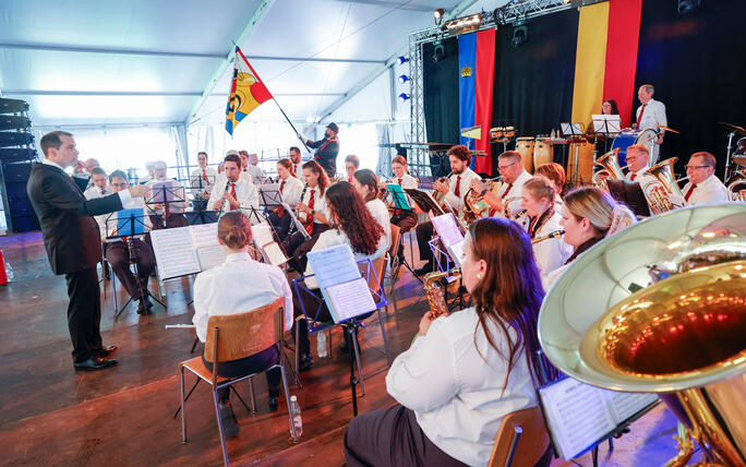 76. Liechtensteiner Verbandsmusikfest in Mauren  unter dem Motto «Mura - tönt guat»