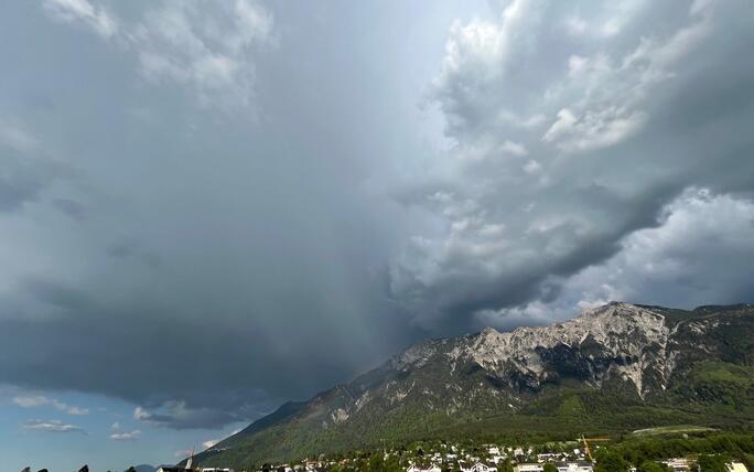 Gewitterfront im Anmarsch