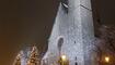 Ganz weihnachtlich präsentiert sich auch die Laurentius-Kirche in Schaan