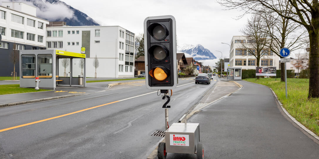 Ampelanlage in Schaan Ampelanlage in Schaan