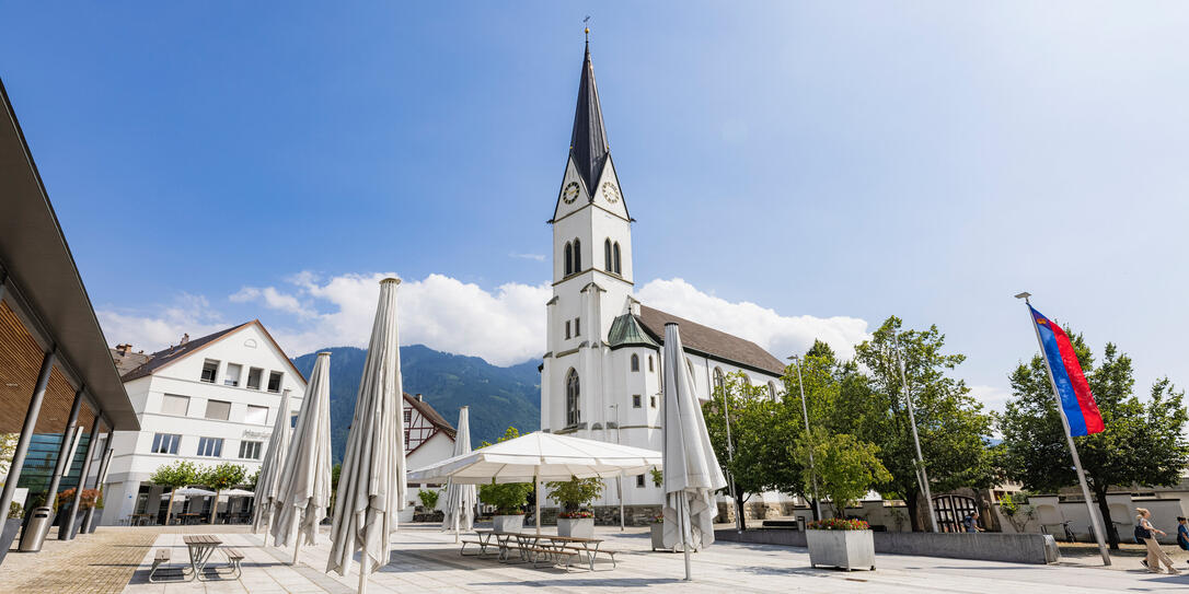 Dorfplatz in Eschen