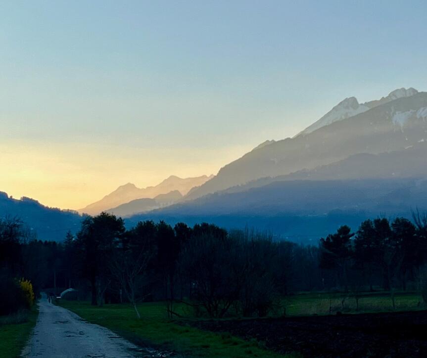 Abendblick zu den Nachbarn