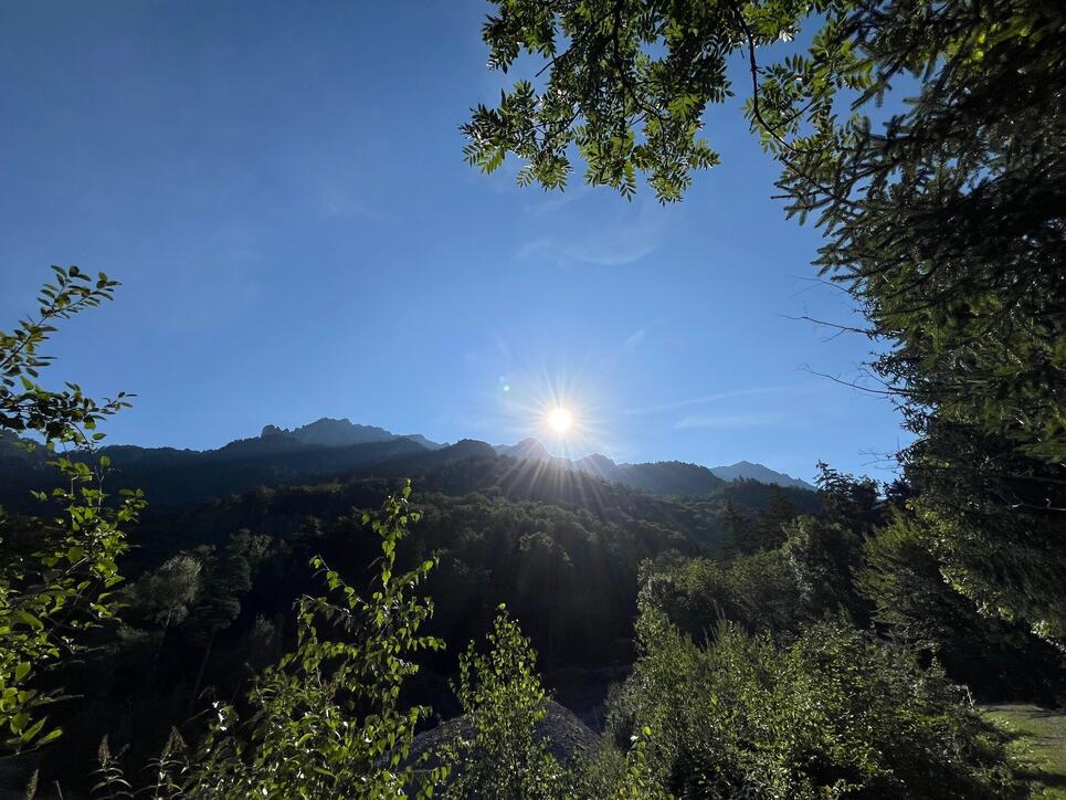Morgensonne im Dux