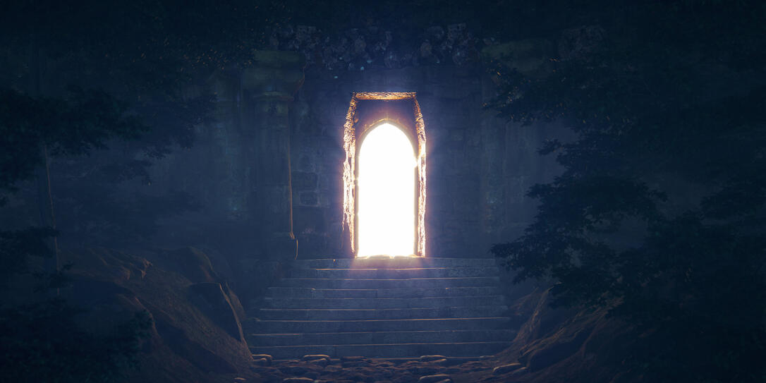 Mysterious Open Door In The Forest Mysterious Open Door In The Forest
