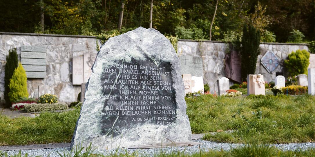 Gedenkstätte Sternenkinder, Friedhof Vaduz
