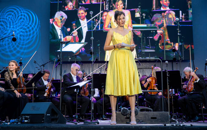 Abschlusskonzert Kevin Griffiths und das Sinfonieorchester Liech