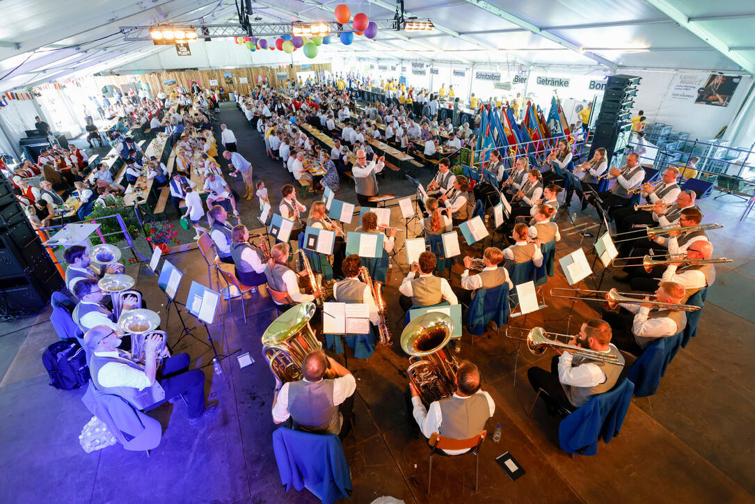 76. Liechtensteiner Verbandsmusikfest in Mauren  unter dem Motto «Mura - tönt guat»