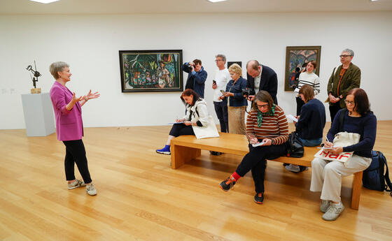 PK in der Hilti Art Foundation, zur Ausstellung «In Touch».