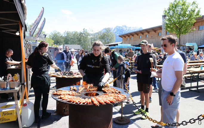 Werdenberger Street-Food-Festival in Grabs (27.04.2024)