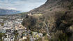 Installation der Fernwärme auf Schloss Vaduz