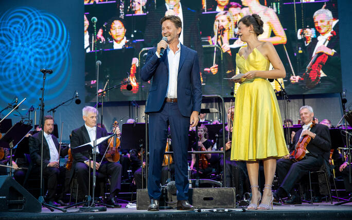 Abschlusskonzert Kevin Griffiths und das Sinfonieorchester Liech